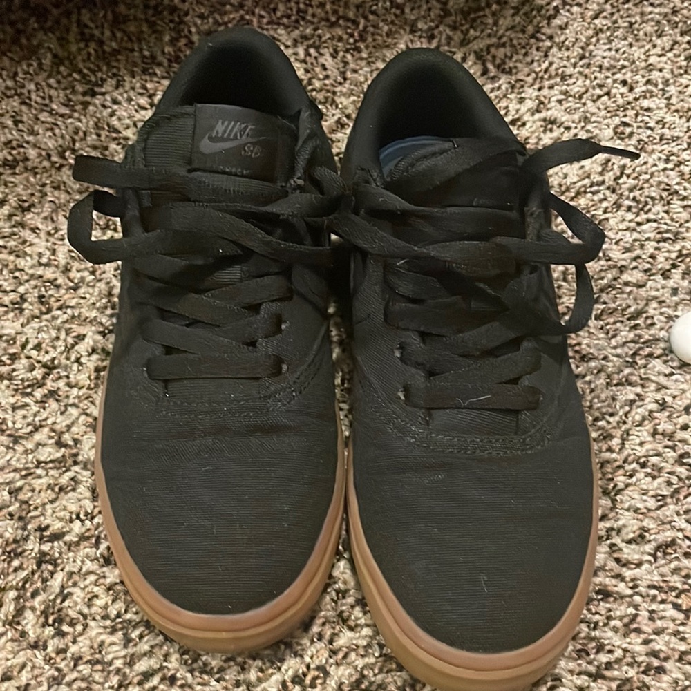 black shoes